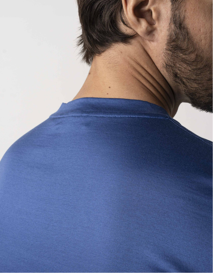 Castello d'Oro Blue T-shirt 100% Cotton Regular Fit image